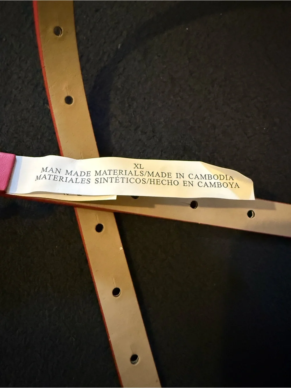 Target Pink belt with crystal Heart
